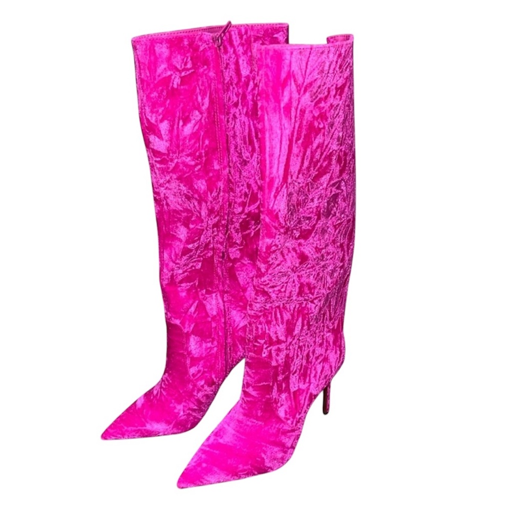 INC International Concepts Fuscia Knee Length Boot